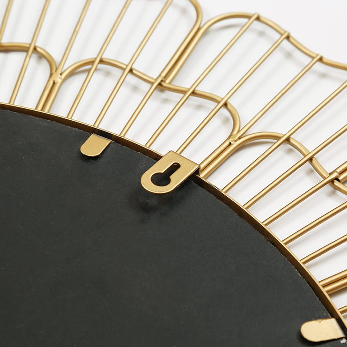 Floral Design Traditional Metal Wall Mirror