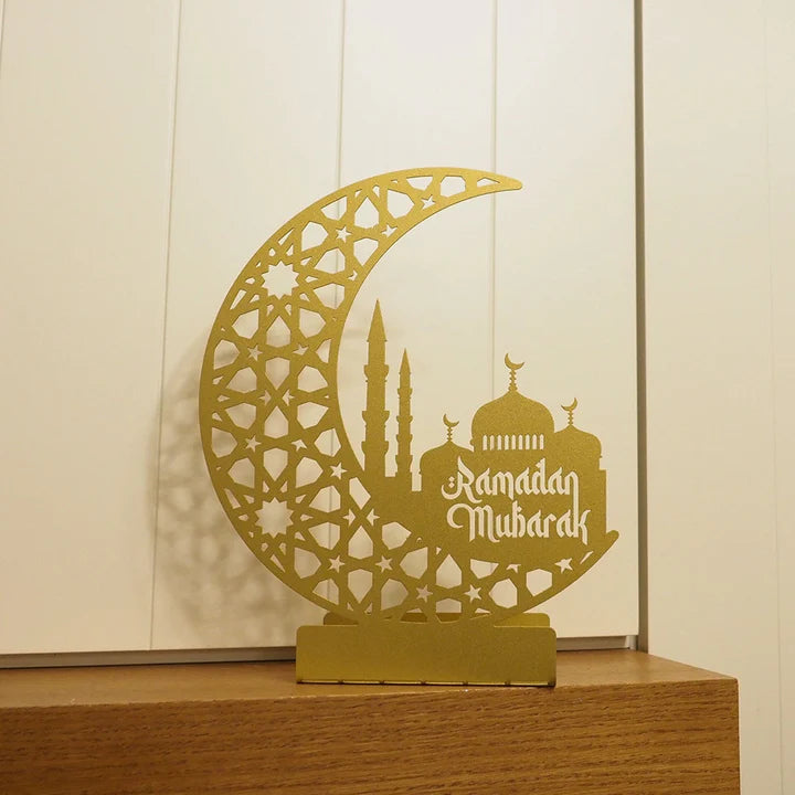 Ramadan Mubarak Metal Tabletop Décor