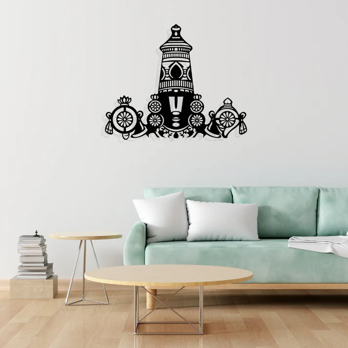 Lord Tirupati Balaji Metal Wall Art