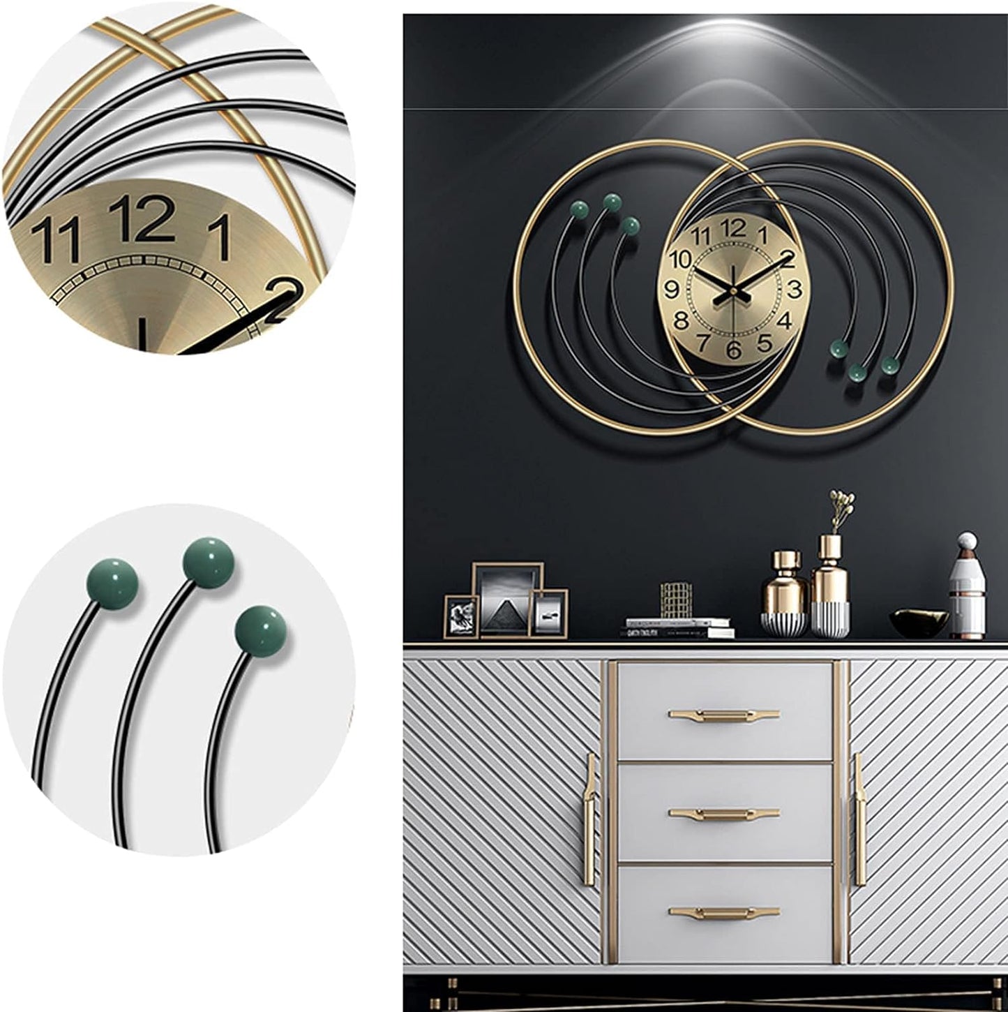 Modern Design Metal Wall Clock