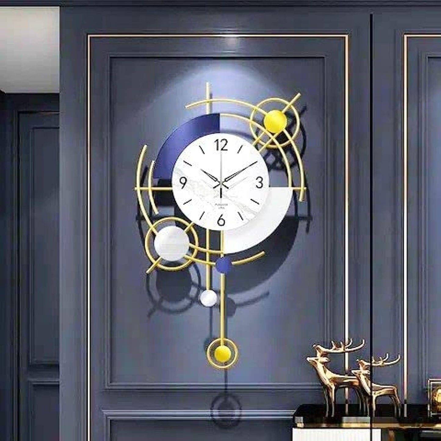 Modern Metal Wall Clock