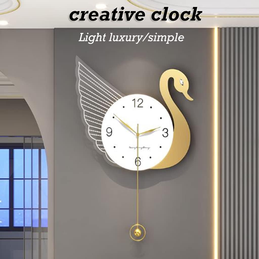 Duck Design Modern Metal Wall Clock
