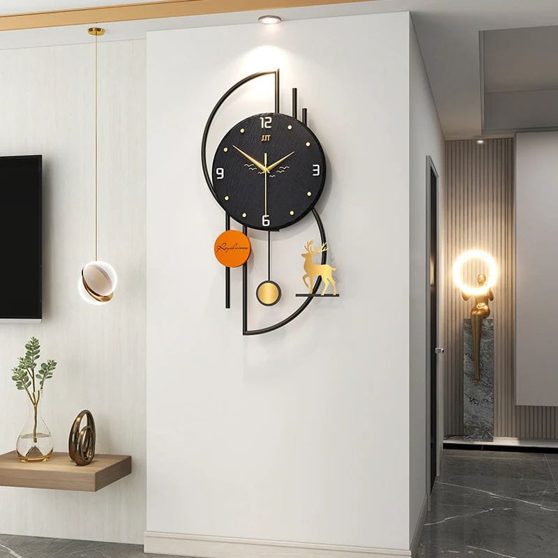 Modern Metal Wall Clock