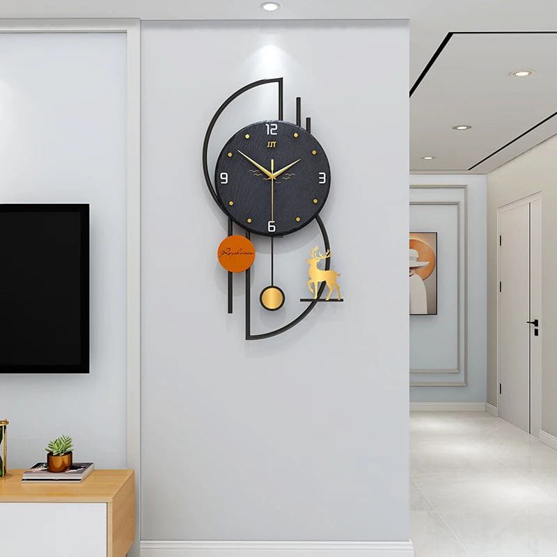 Modern Metal Wall Clock