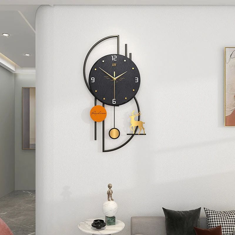 Modern Metal Wall Clock