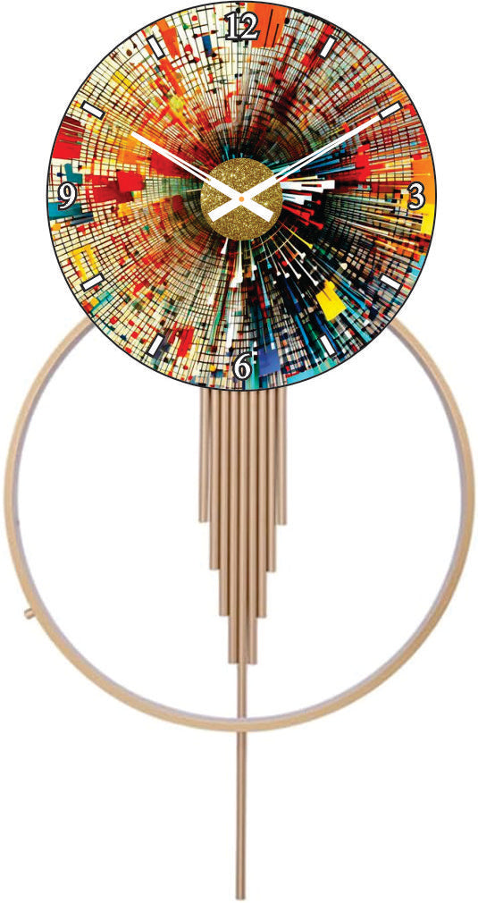 Modern Metal Wall Clock
