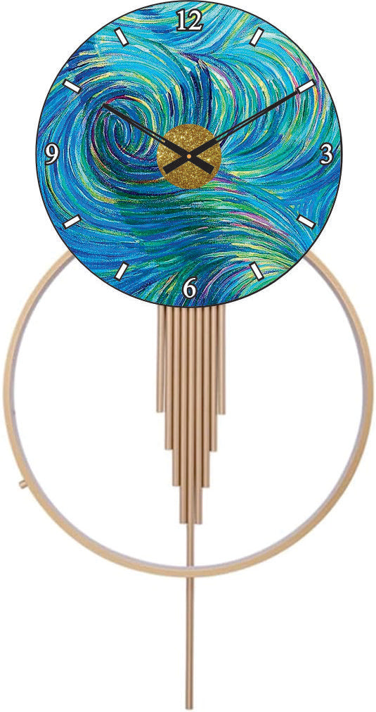 Modern Metal Wall Clock