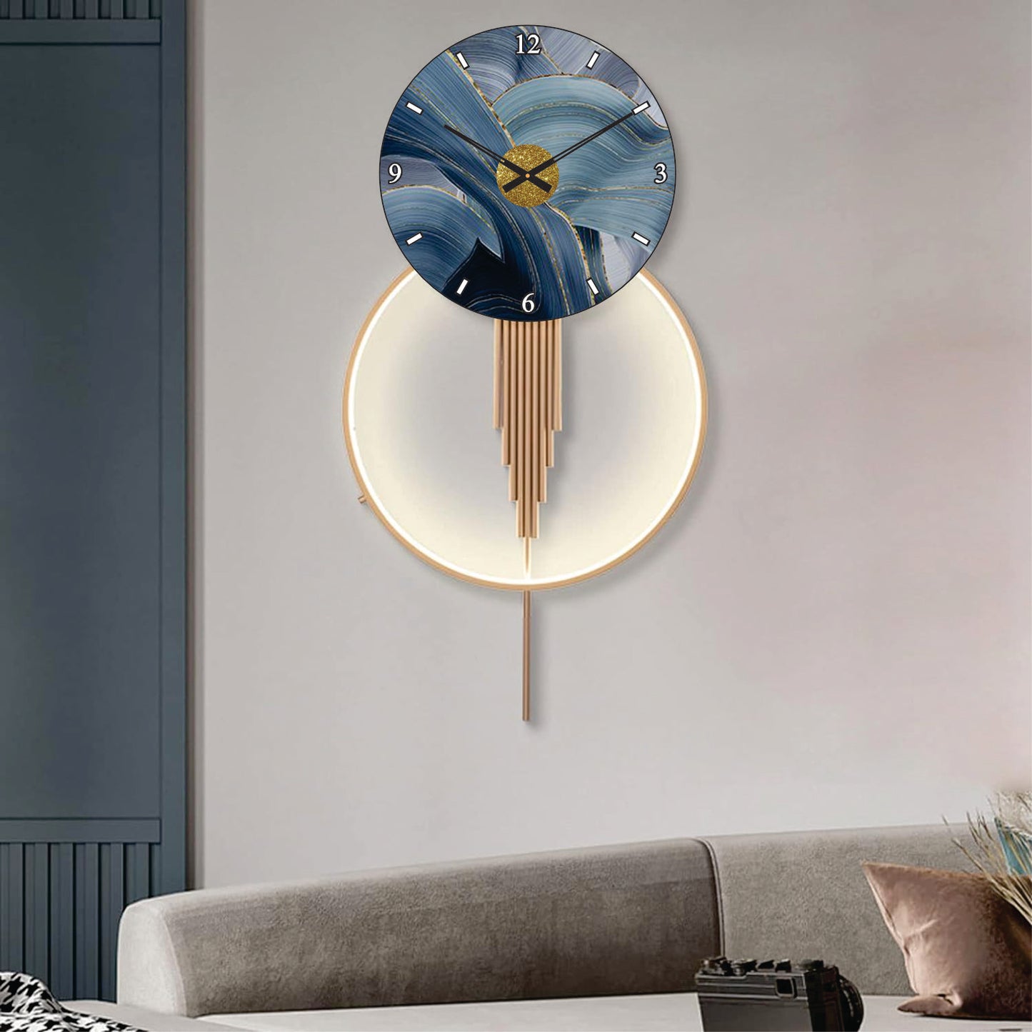 Modern Metal Wall Clock