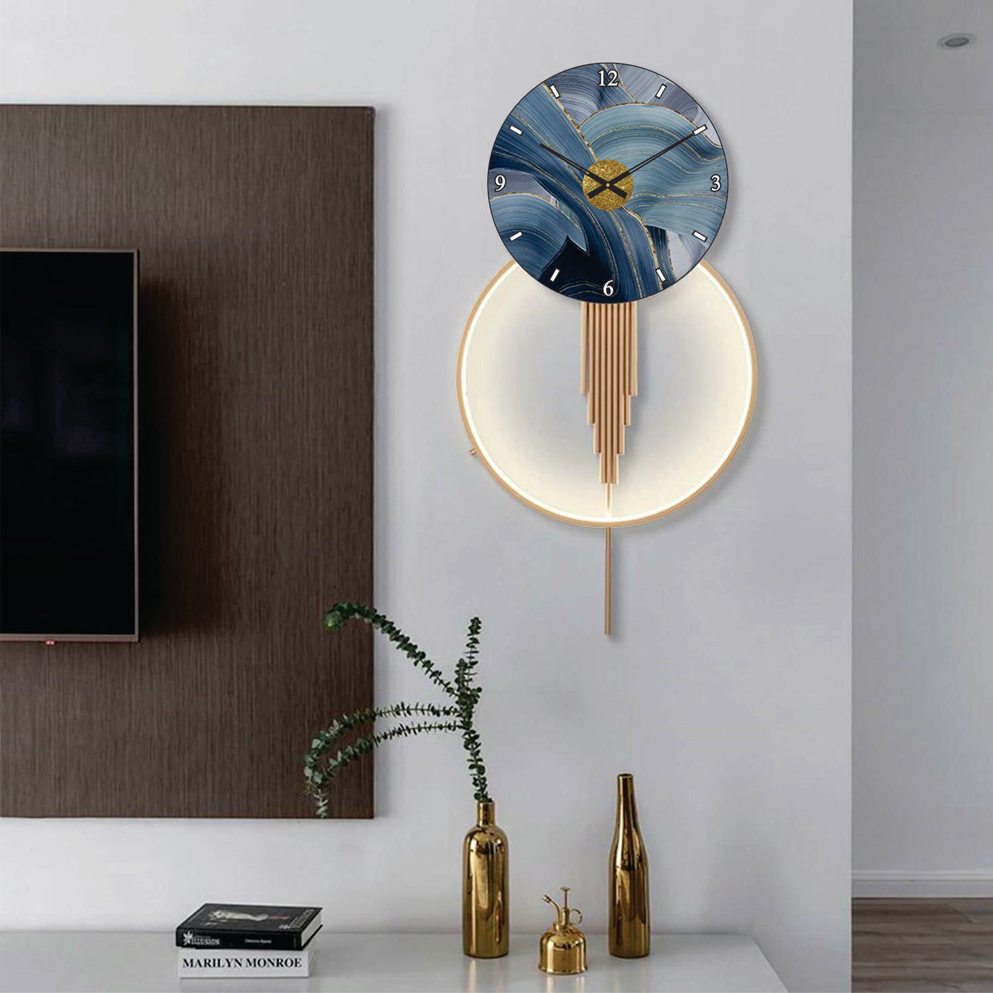 Modern Metal Wall Clock
