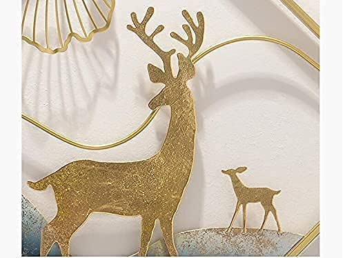 Deer Design Traditional Metal Wall Art Set of 3