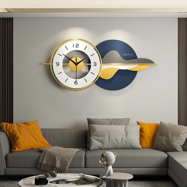 Bluish Designer Metal Wall Clock
