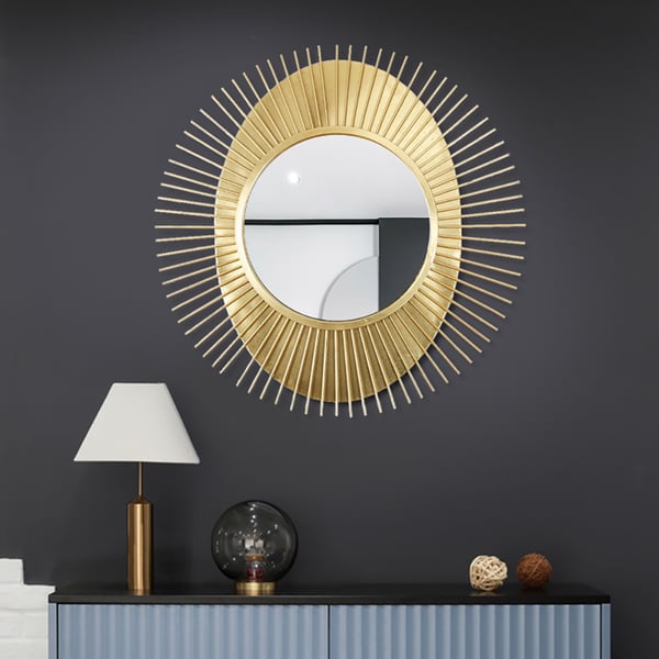 Modern Metal Wall Mirror