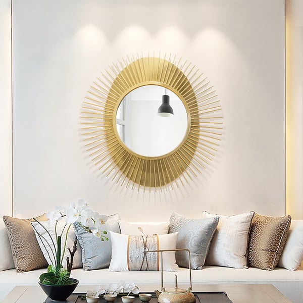 Modern Metal Wall Mirror