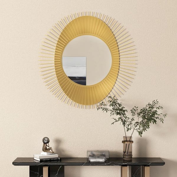 Modern Metal Wall Mirror