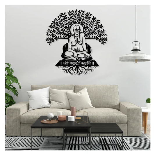 Swami Samarth Metal Wall Art