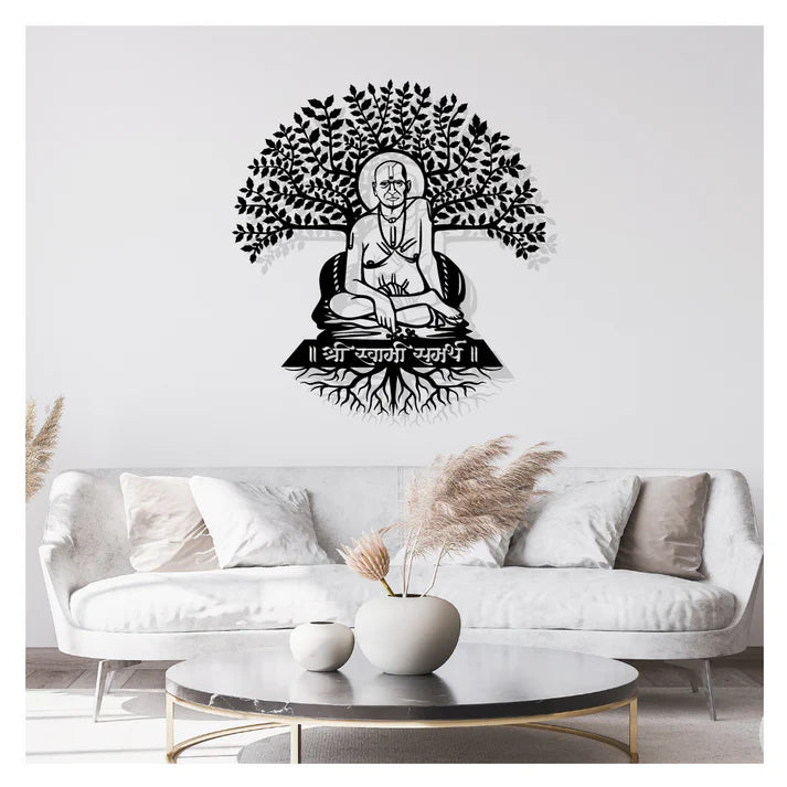 Swami Samarth Metal Wall Art