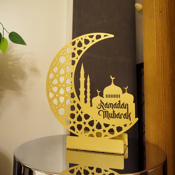 Ramadan Mubarak Metal Tabletop Décor