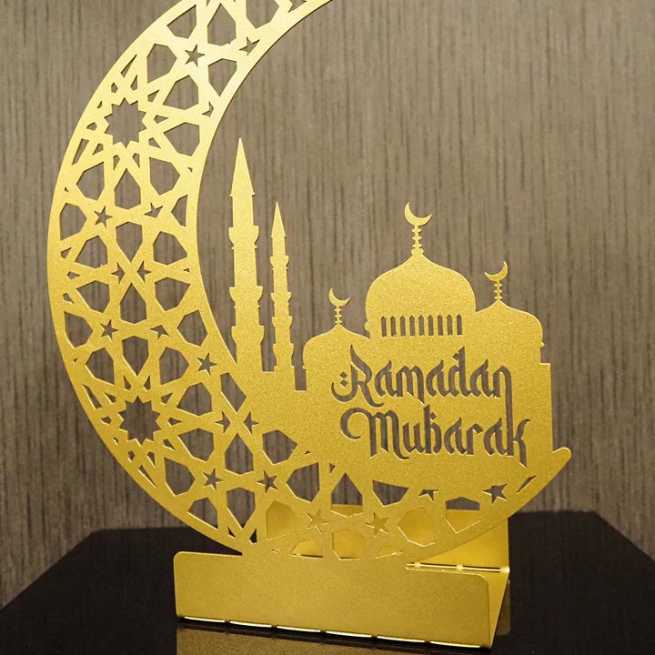 Ramadan Mubarak Metal Tabletop Décor