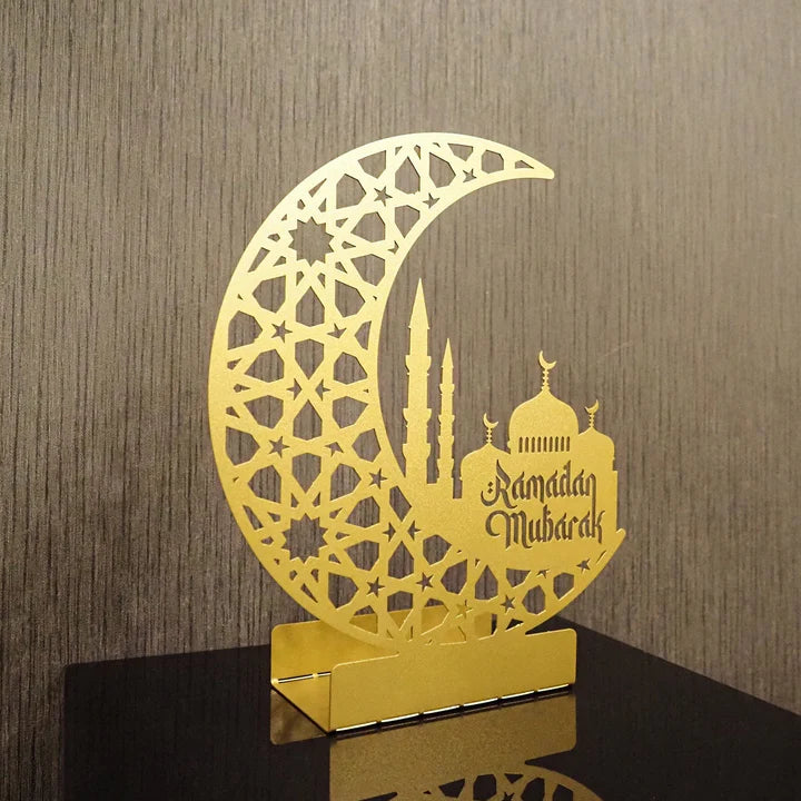 Ramadan Mubarak Metal Tabletop Décor