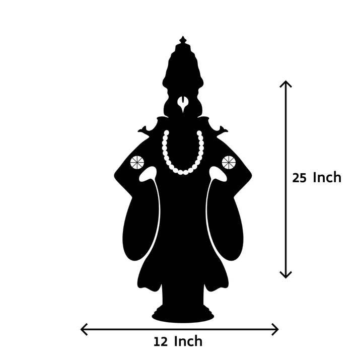 Lord Vitthal Metal Wall Art