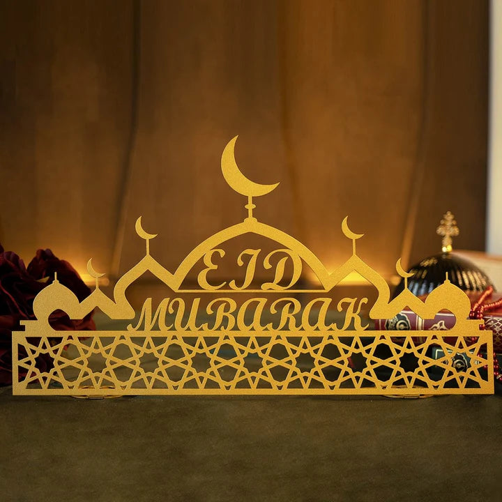 Eid Mubarak Metal Tabletop Décor