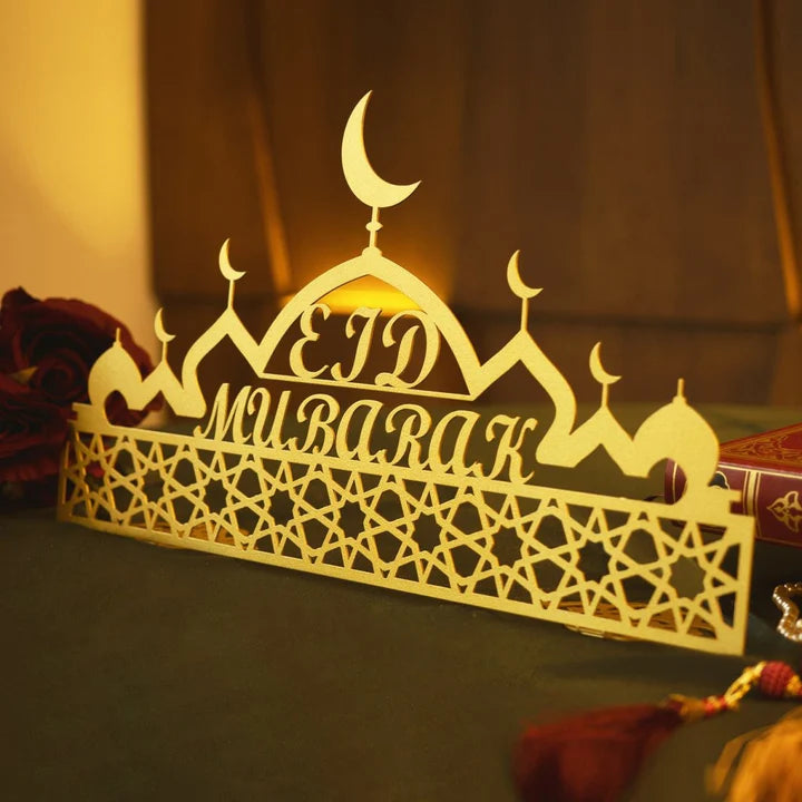 Eid Mubarak Metal Tabletop Décor